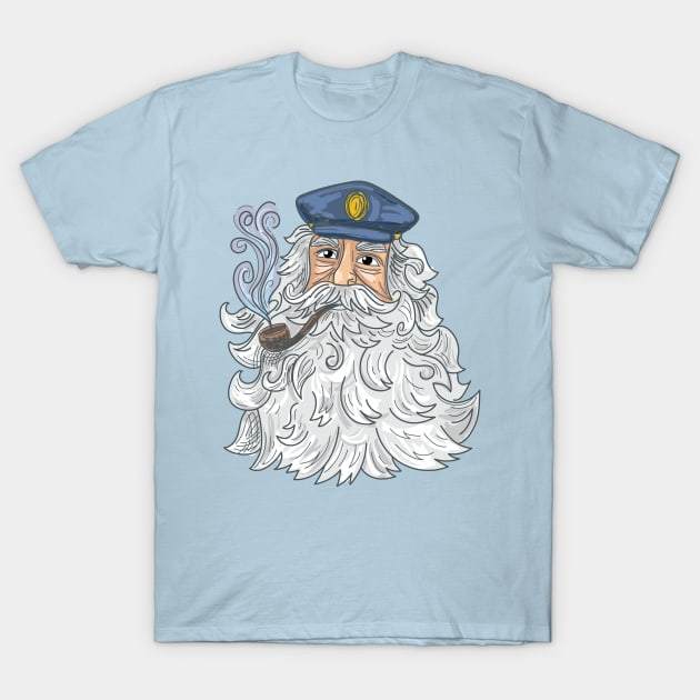 Old Sea Captain T-Shirt by SWON Design
